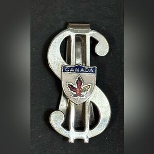 Silver Canada Maple Leaf Money Clip